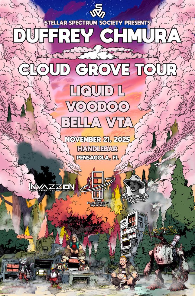 Duffry  Chmura - Cloud Grove Tour Flyer