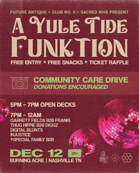 A Yule Tide Funktion Flyer