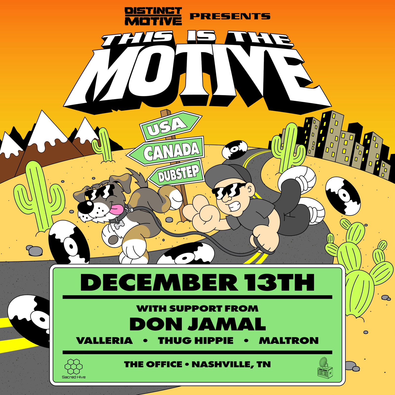 Distinct Motive - This Is The Motive Tour Flyer