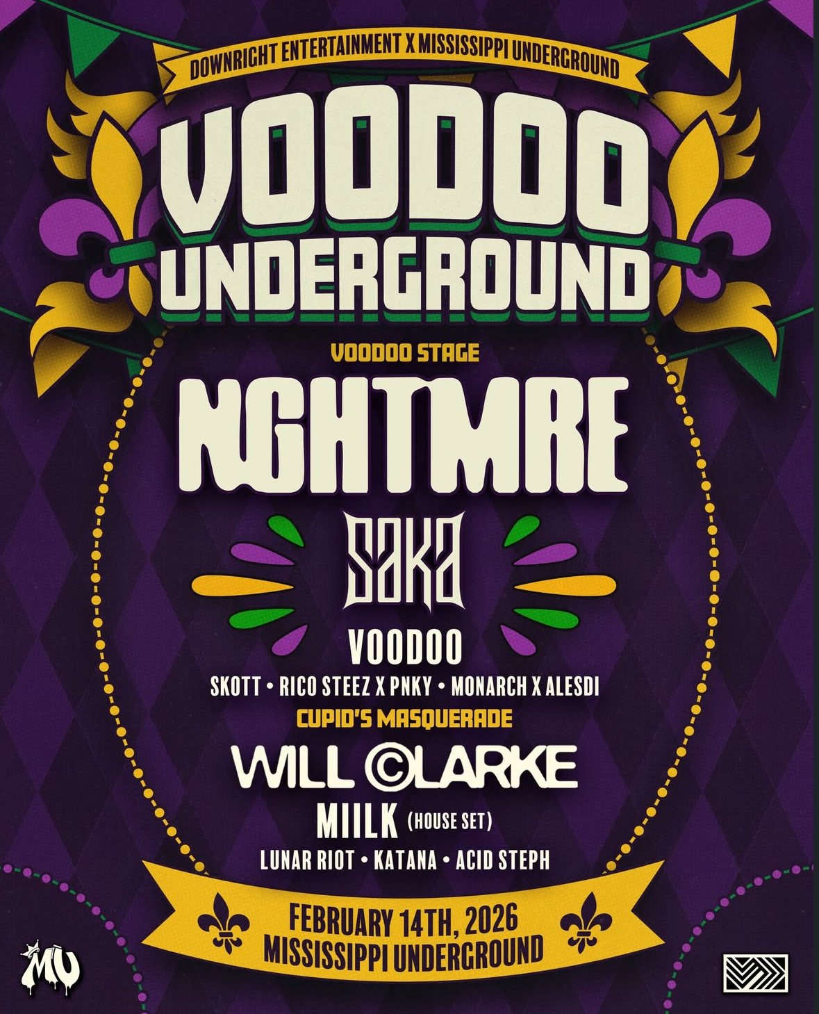 Voodoo Underground Flyer